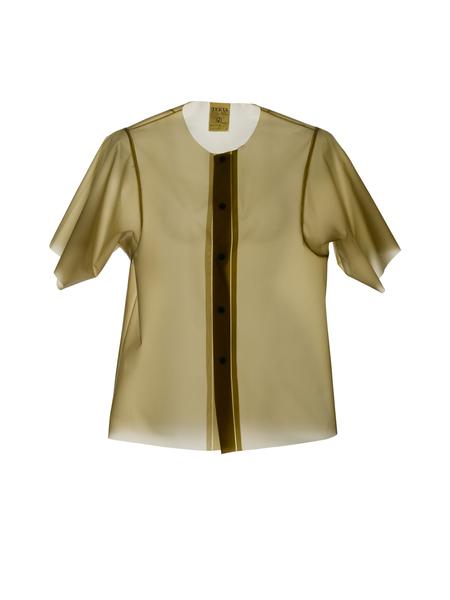 SHANTI - SHORT SLEEVED BLOUSE SOLID GOLD