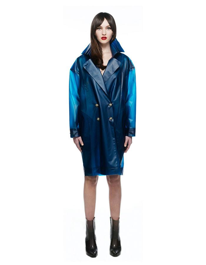 Bubble best sale trench coat